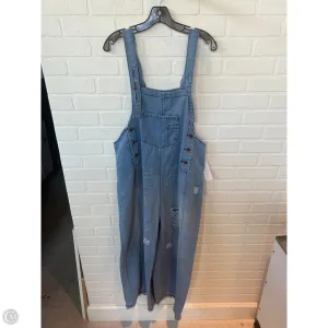 Overalls By Cme In Blue Denim, Size: Xl