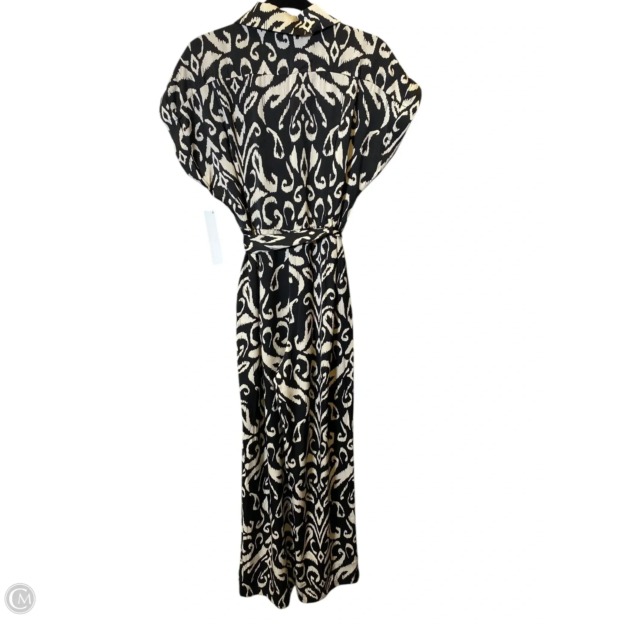Overalls By Mng In Black & Cream, Size: M