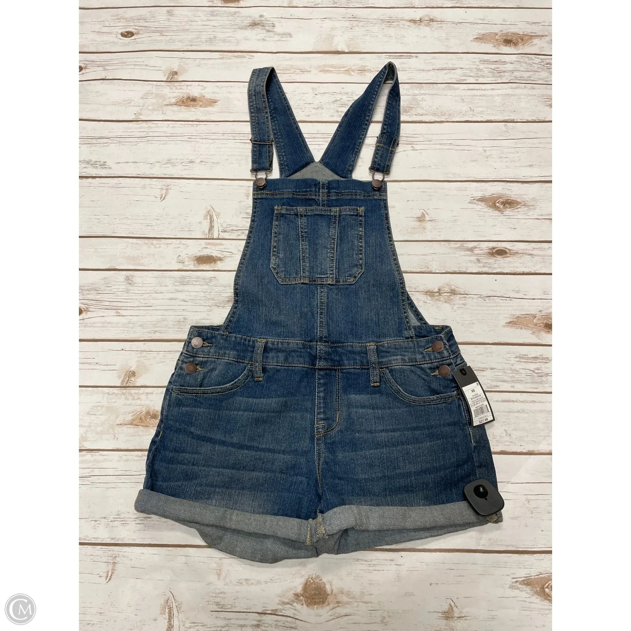 Overalls By Mossimo In Blue Denim, Size: Xs