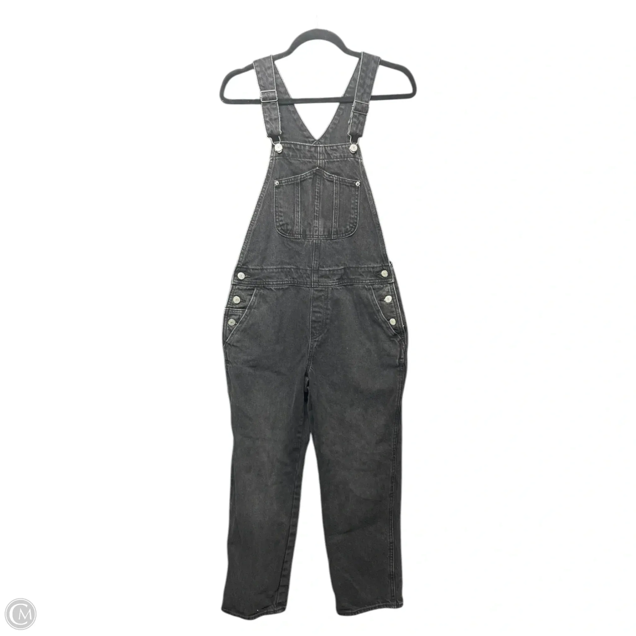 Overalls By Old Navy In Black Denim, Size: 6