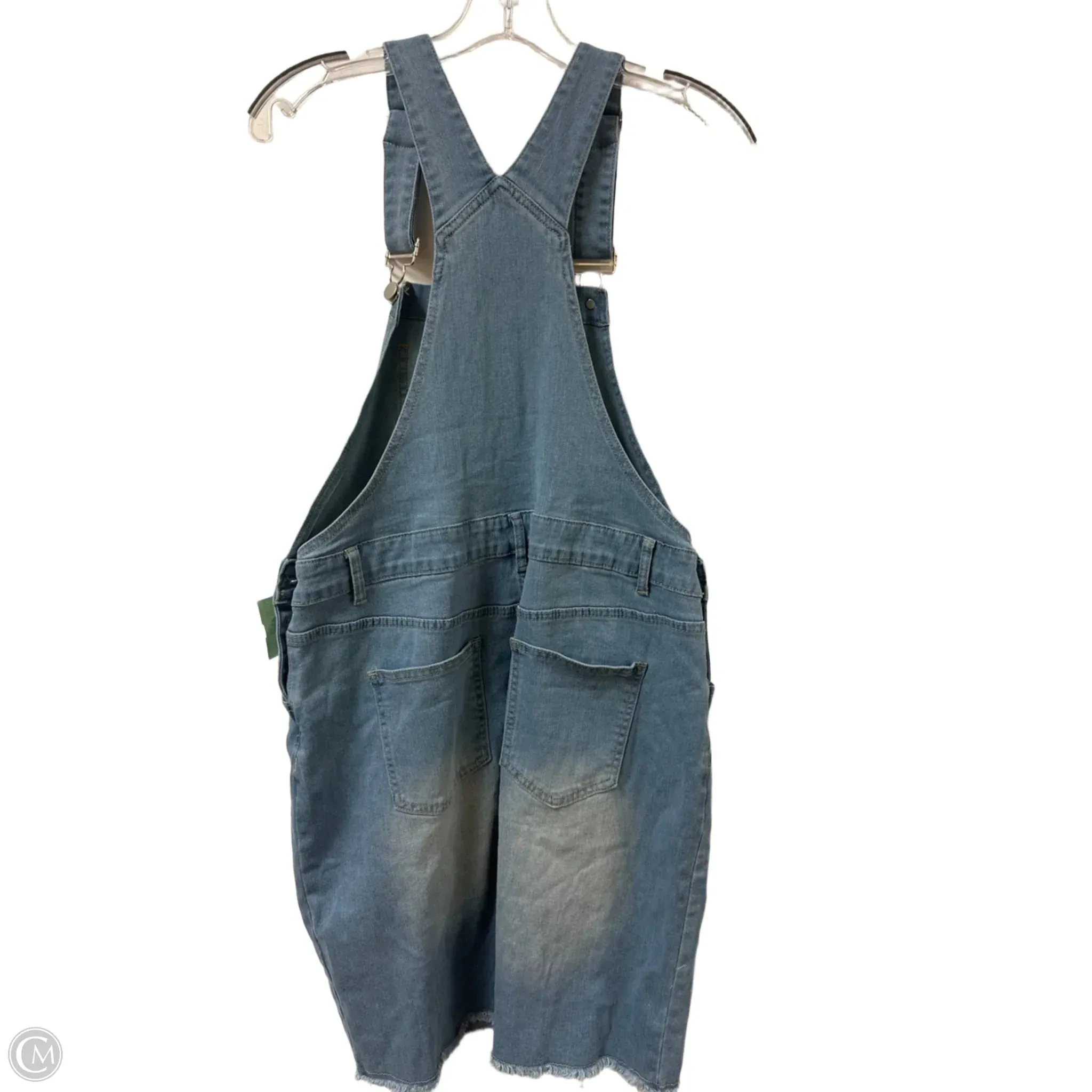 Overalls By Shein In Blue Denim, Size: 1x