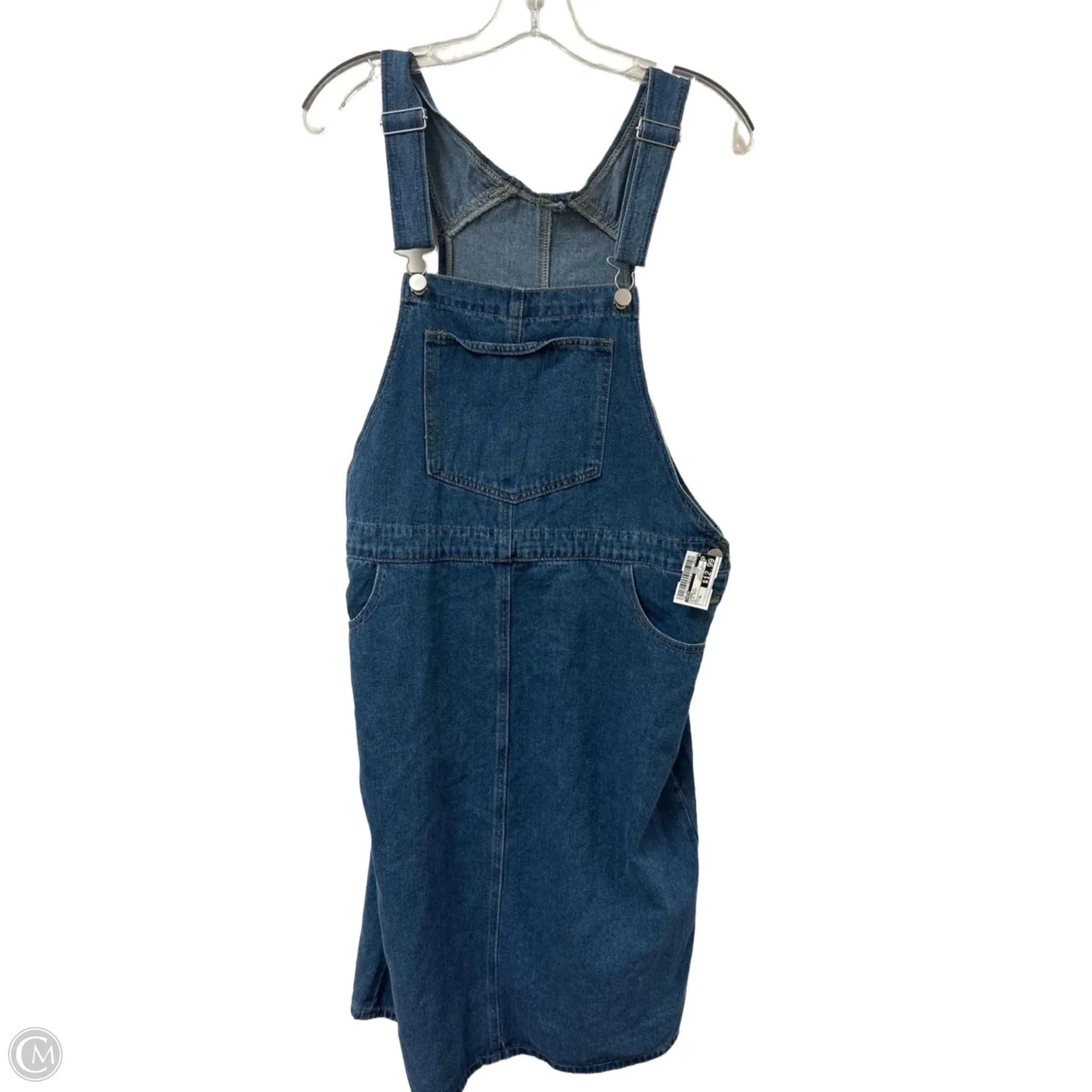 Overalls By Shein In Blue Denim, Size: Xl