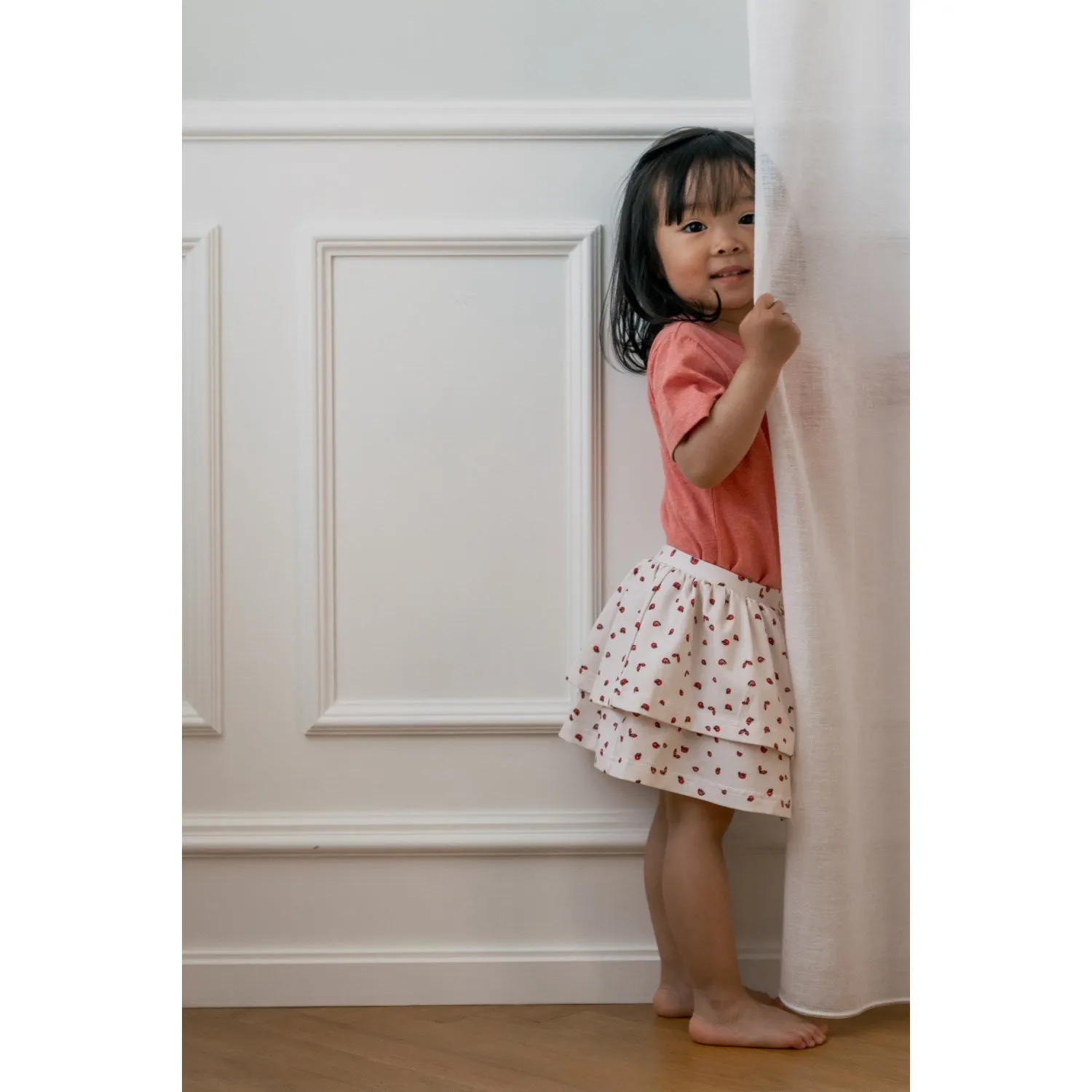 Petit Piao Ladybug Skirt Printed