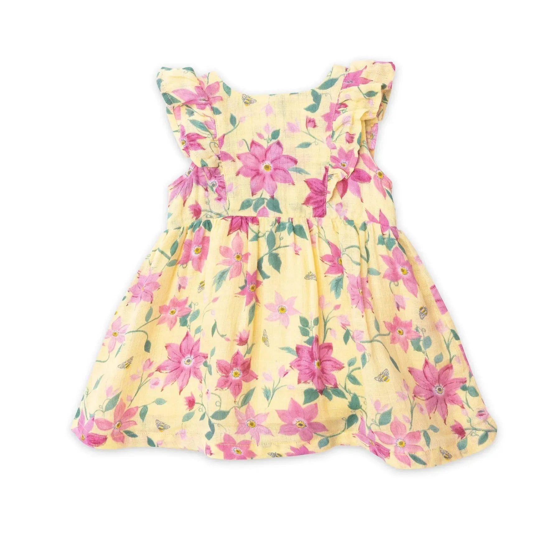 Ruffle Sundress & Diaper Cover - Clematis | Angel Dear