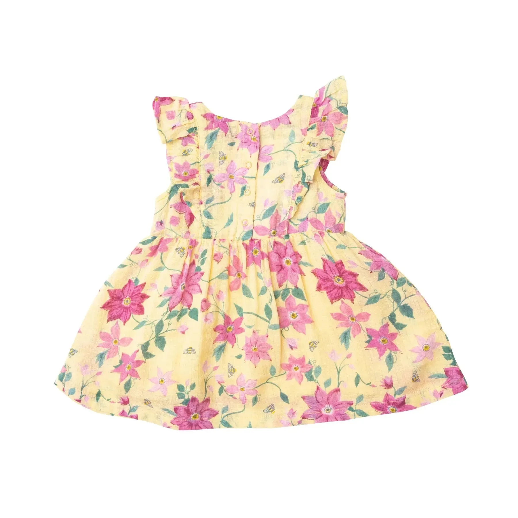 Ruffle Sundress & Diaper Cover - Clematis | Angel Dear