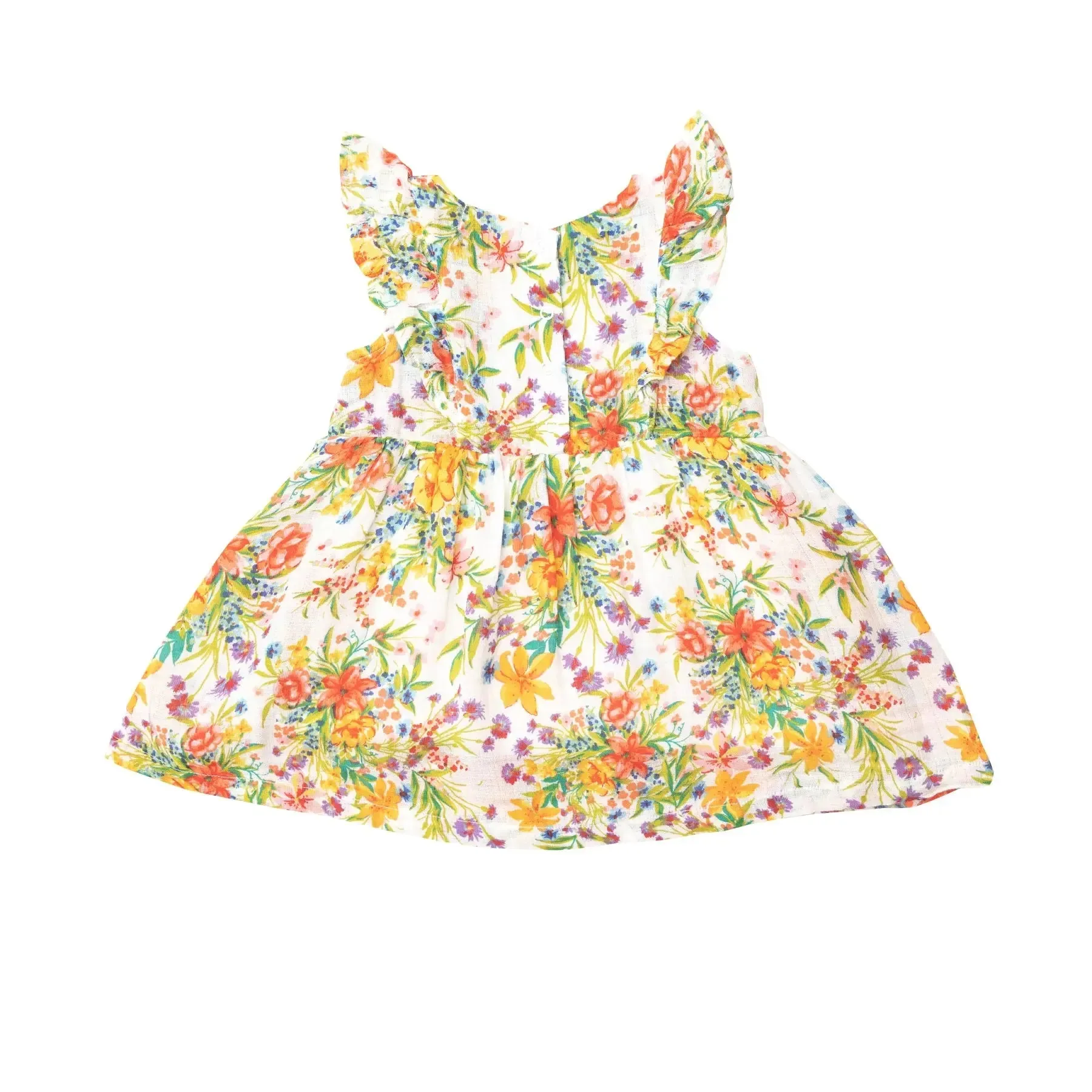 Ruffle Sundress & Diaper Cover - Garden Joy | Angel Dear