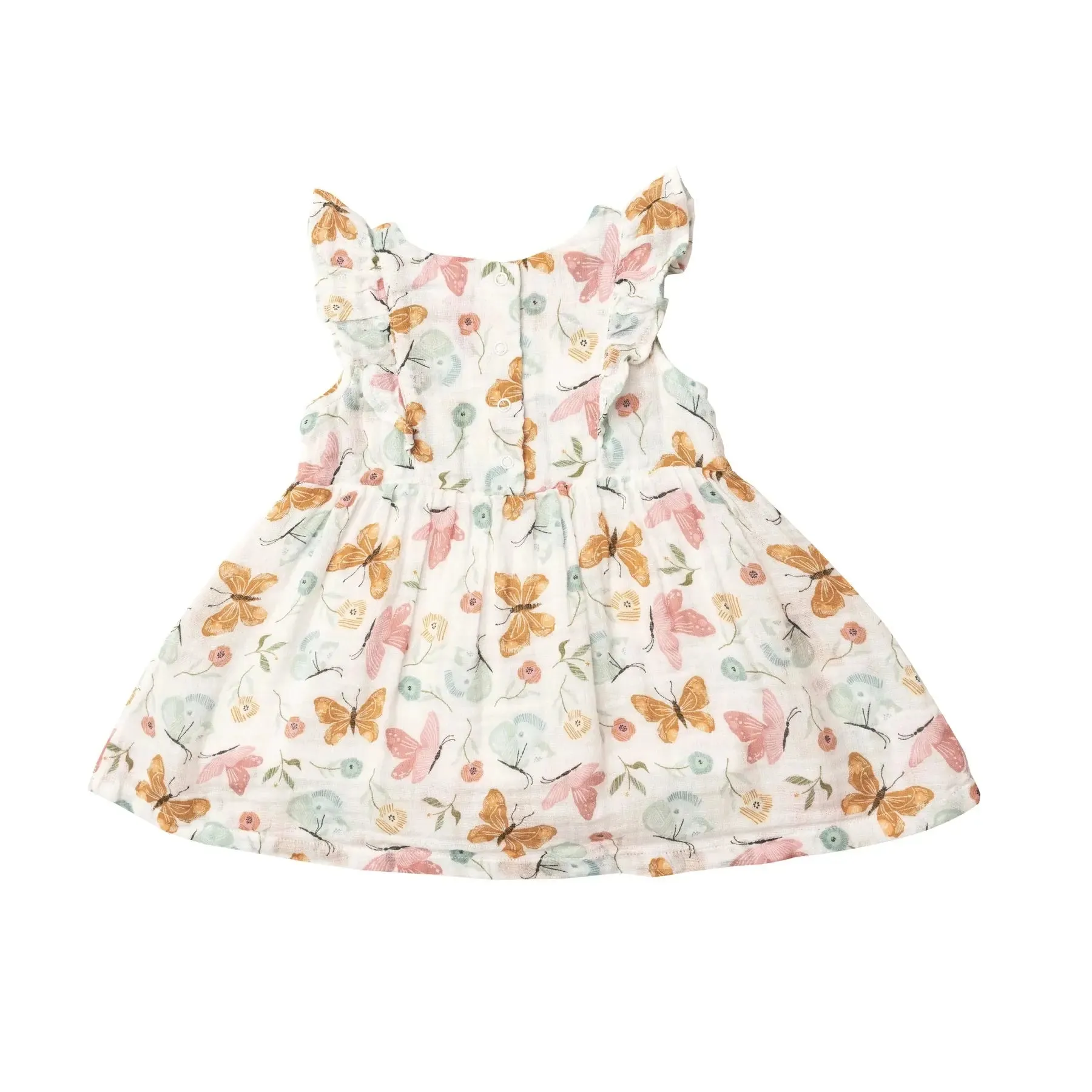 Ruffle Sundress & Diaper Cover - Pretty Butterflies | Angel Dear