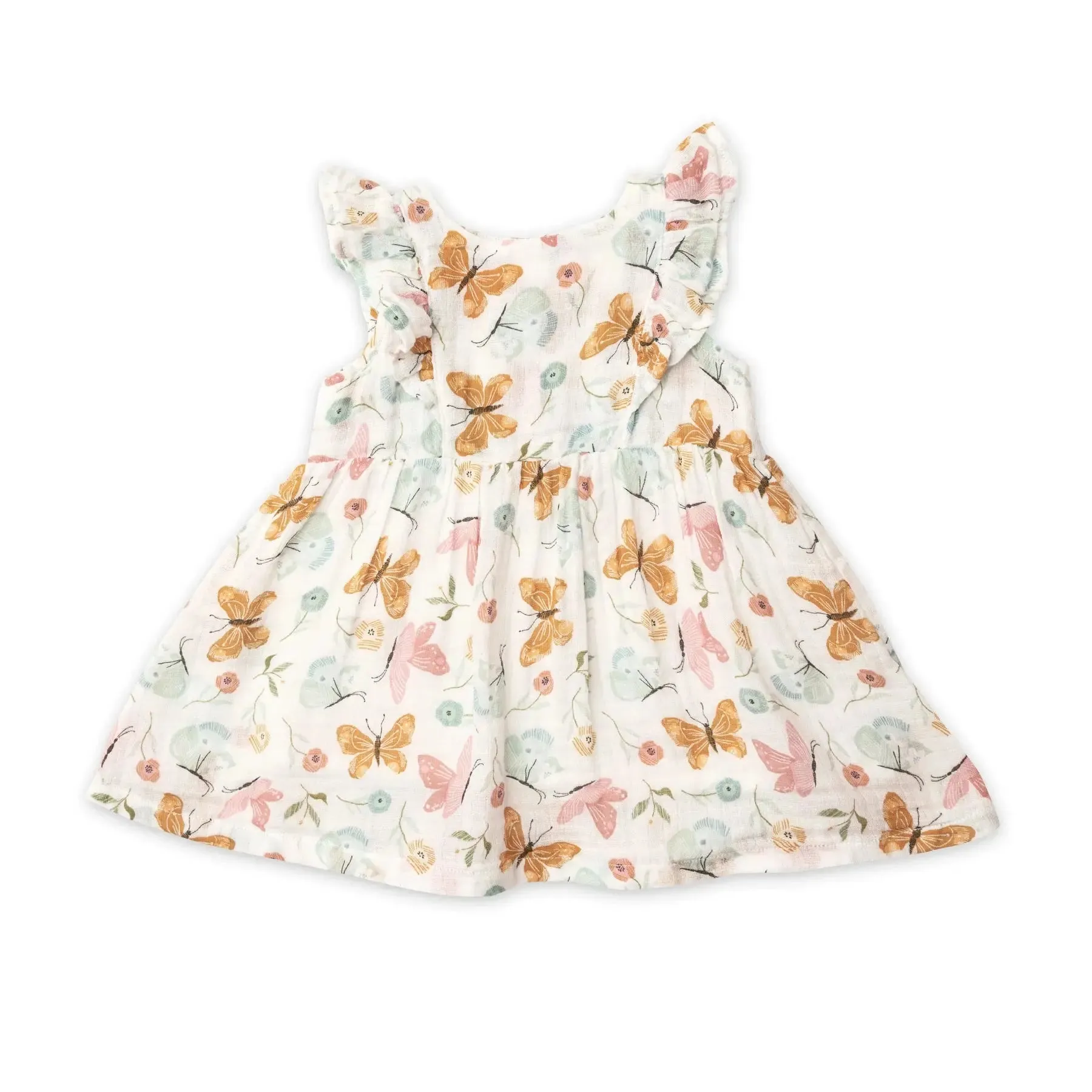 Ruffle Sundress & Diaper Cover - Pretty Butterflies | Angel Dear