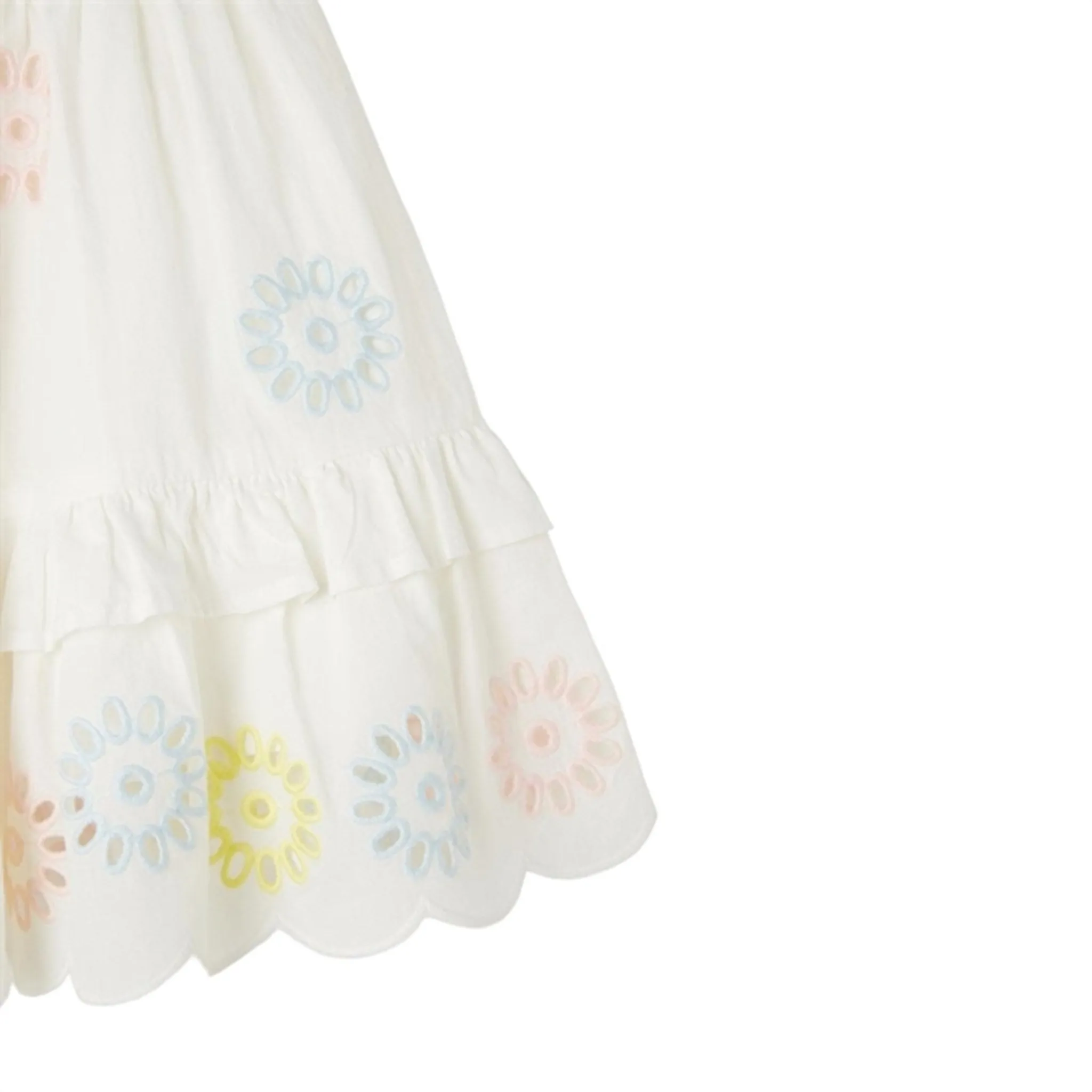 Stella McCartney Avorio/Embroidery Skirt