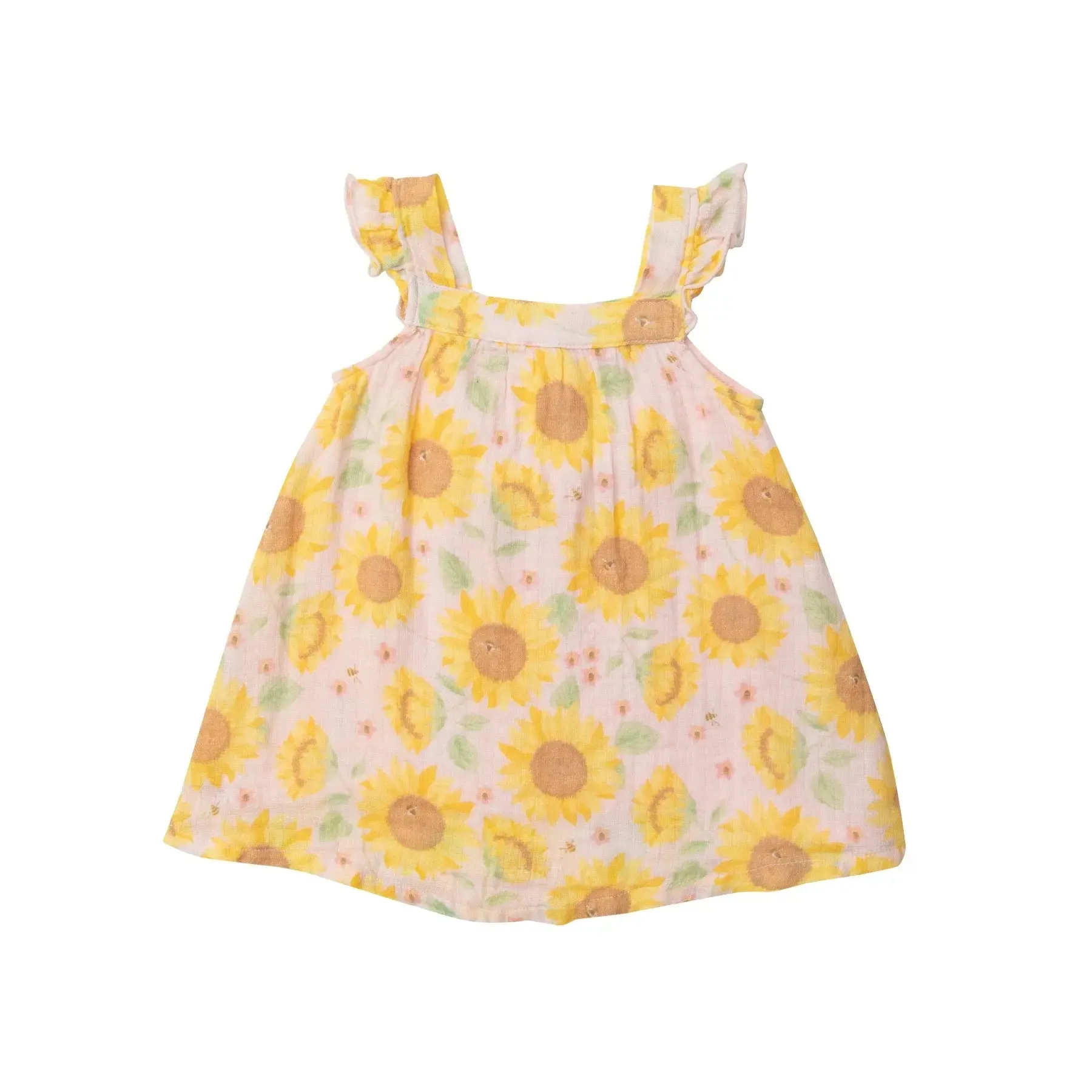 Sundress - Sunflowers Pink | Angel Dear