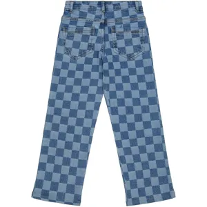The New Dark Blue Hania Wide Jeans