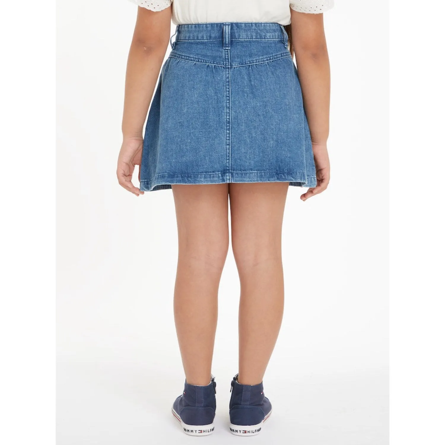 Tommy Hilfiger Ltweightdenim Denim Front Yoke Detail Skirt