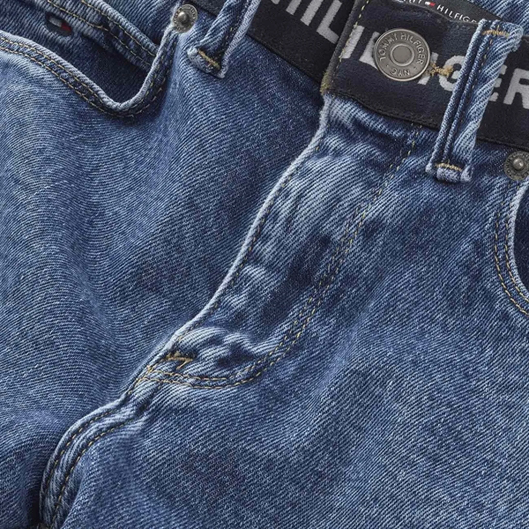 Tommy Hilfiger Modern Straight Tape Jeans Vintagebluelight